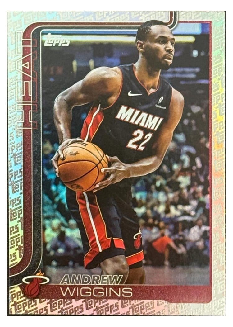 2025-26 Topps Base Set Andrew Wiggins #77 card