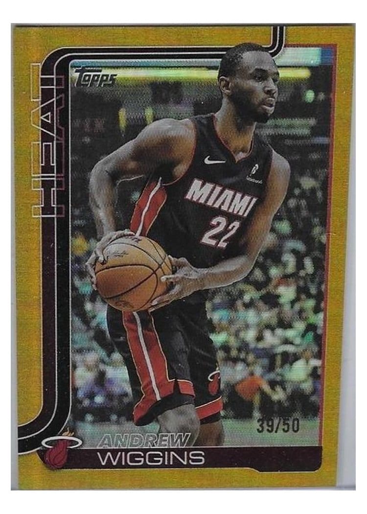 2025-26 Topps Base Set Andrew Wiggins #77 card