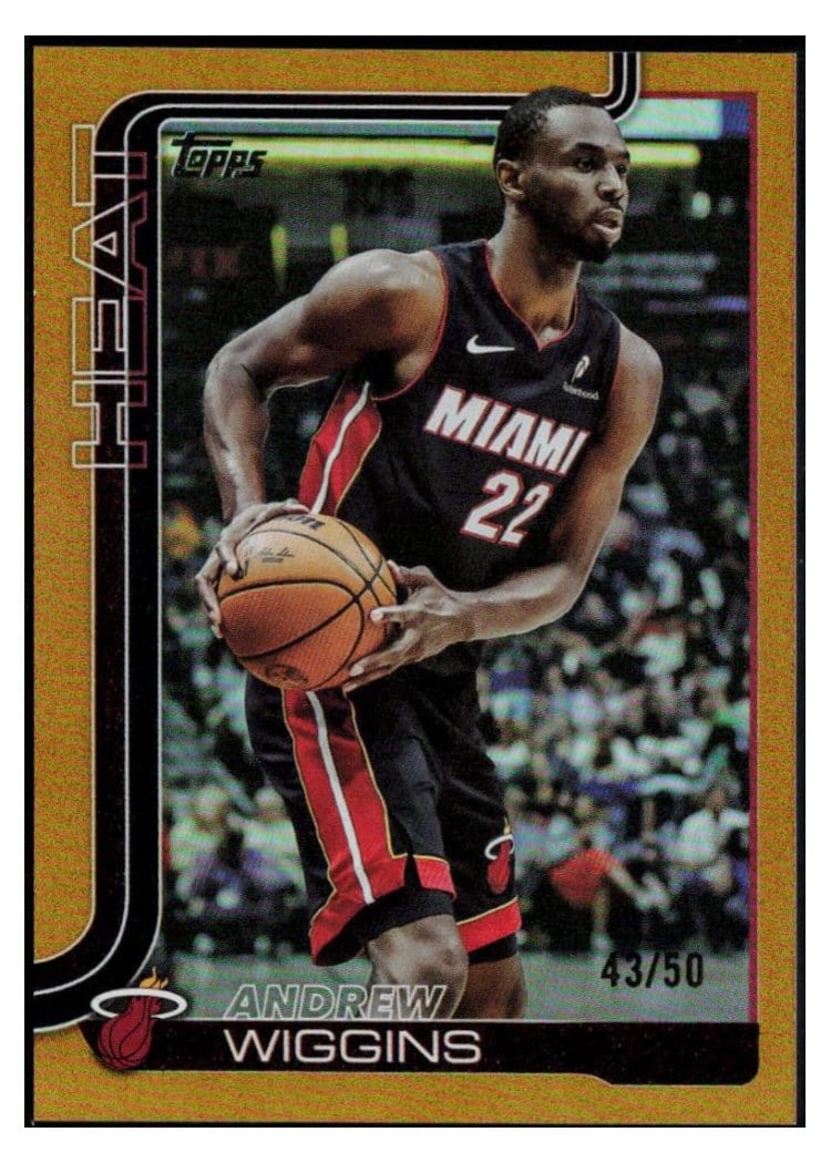 2025-26 Topps Base Set Andrew Wiggins #77 card