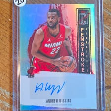 2025-26 Topps Signature Class Penstroke Signatures Andrew Wiggins #PS-AW card