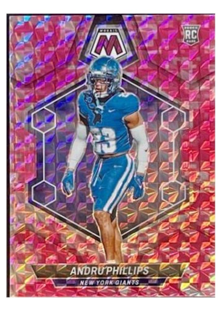 2024 Panini Mosaic Base Set Andru Phillips Camo Pink #362 card