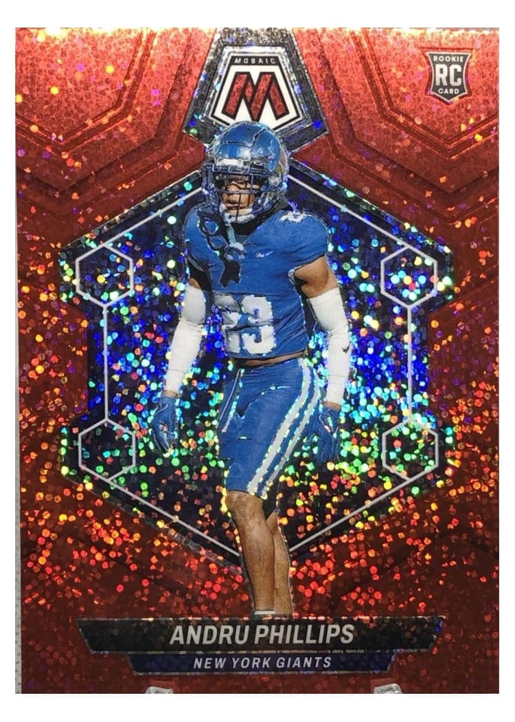 2024 Panini Mosaic Base Set Andru Phillips Red Sparkle #362 card
