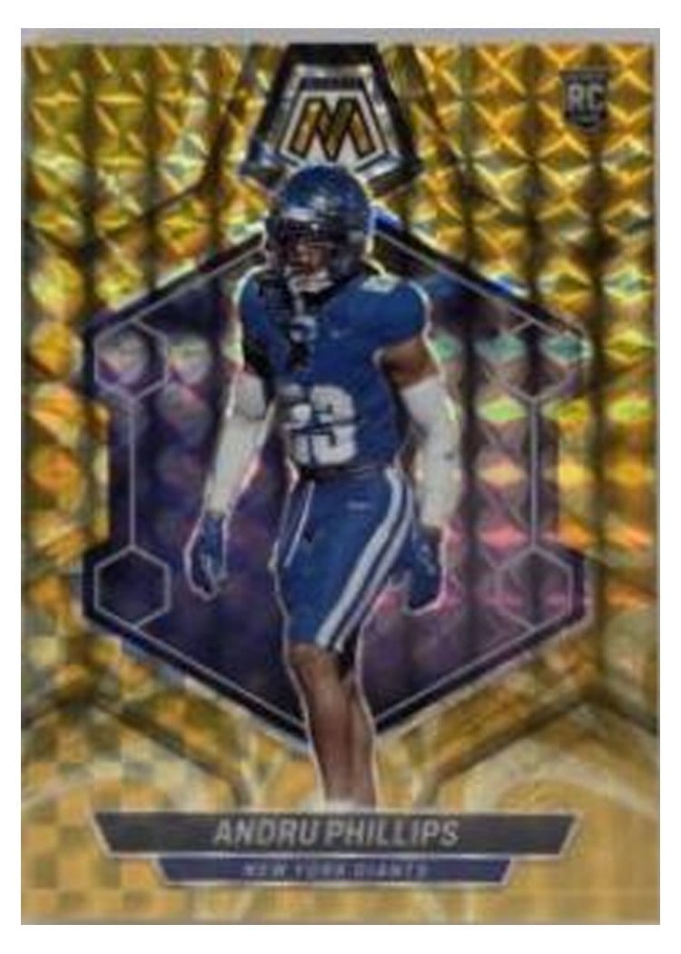 2024 Panini Mosaic Base Set Andru Phillips Yellow Reactive #362 card