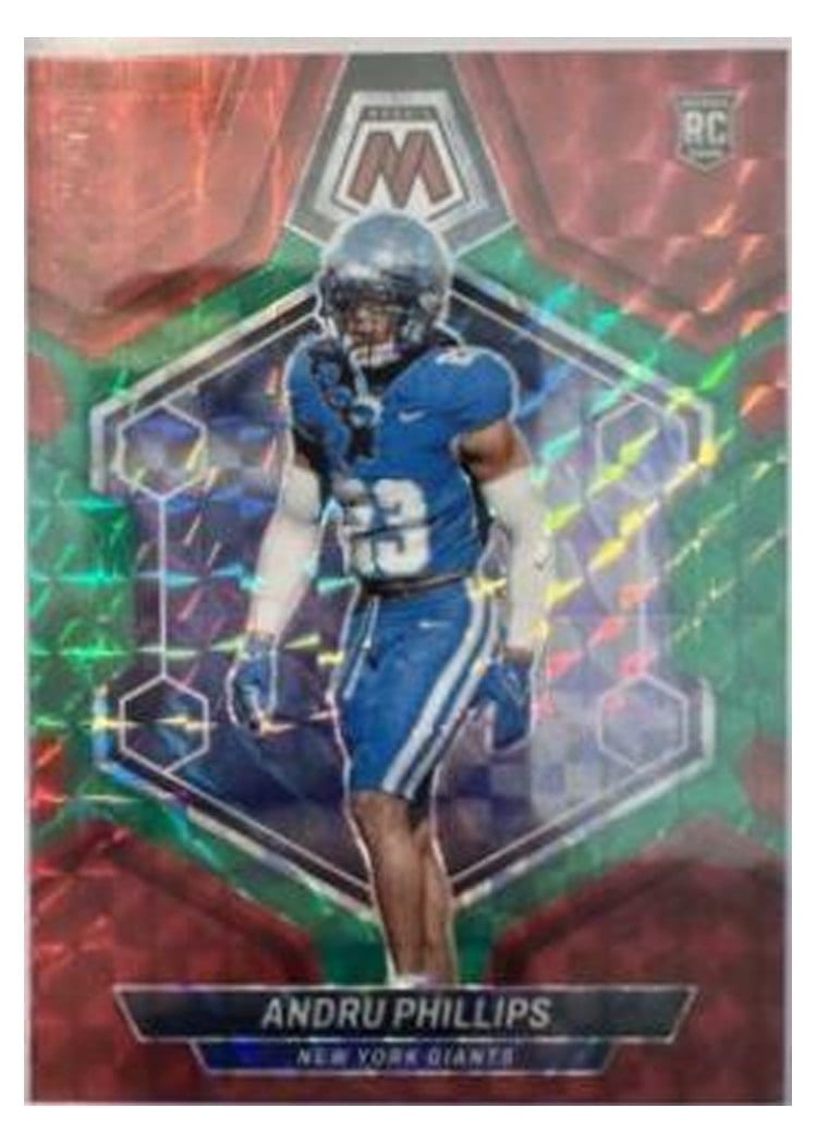 2024 Panini Mosaic Base Set Andru Phillips Fusion Red Yellow Choice #362 card