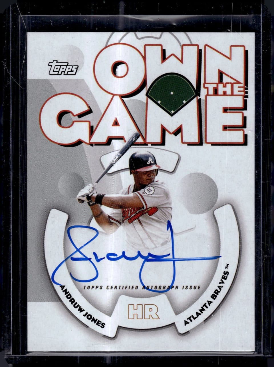 2024 Topps Archives 2006 Topps Baseball Own the Game Autographs Andruw Jones #06OGA-AJ card