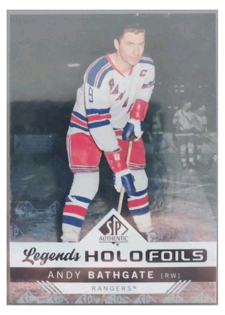 2024-25 SP Authentic Holofoil Legends Andy Bathgate #HFL-43 card