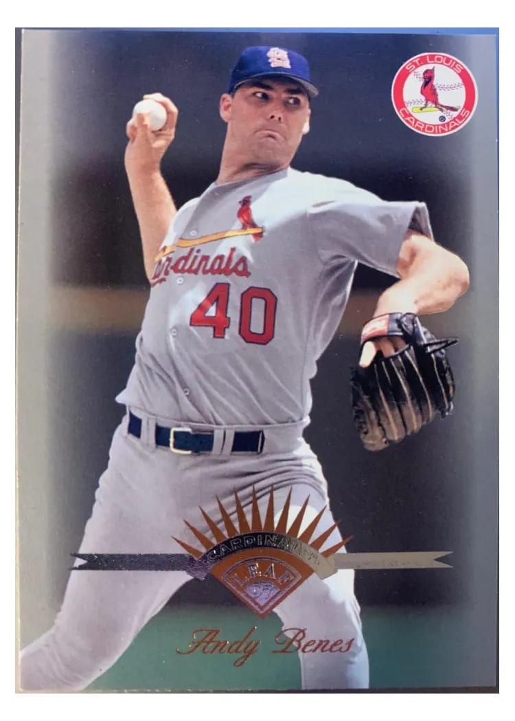 1997 Leaf Andy Benes #90 card