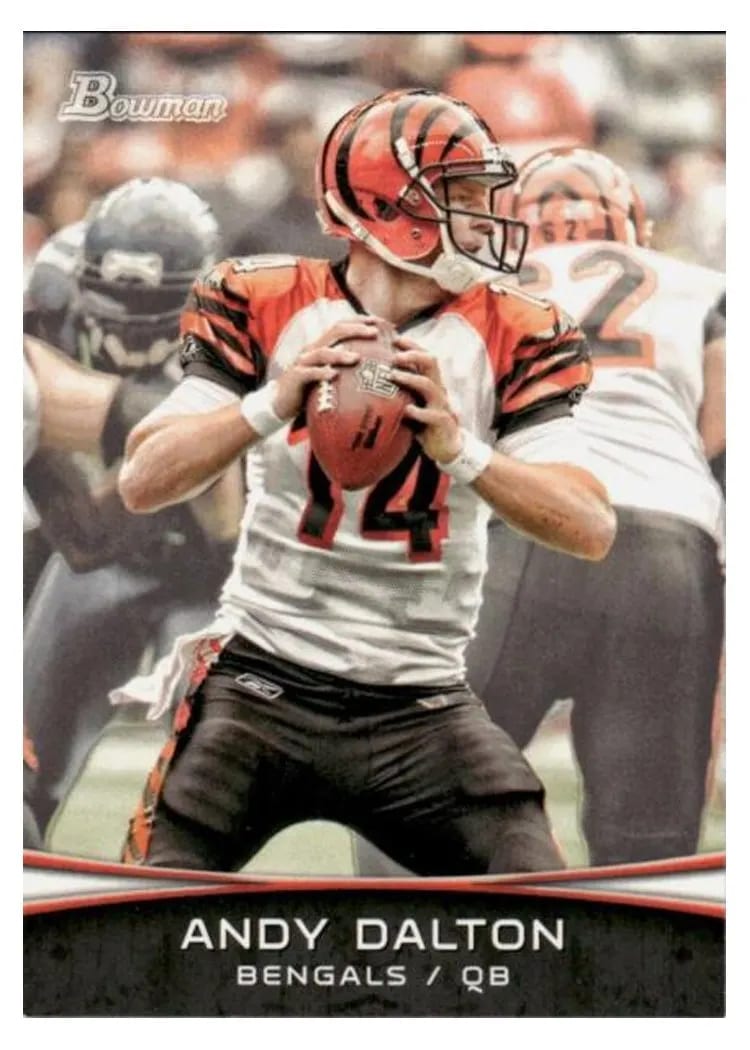 2012 Bowman Andy Dalton #11 card