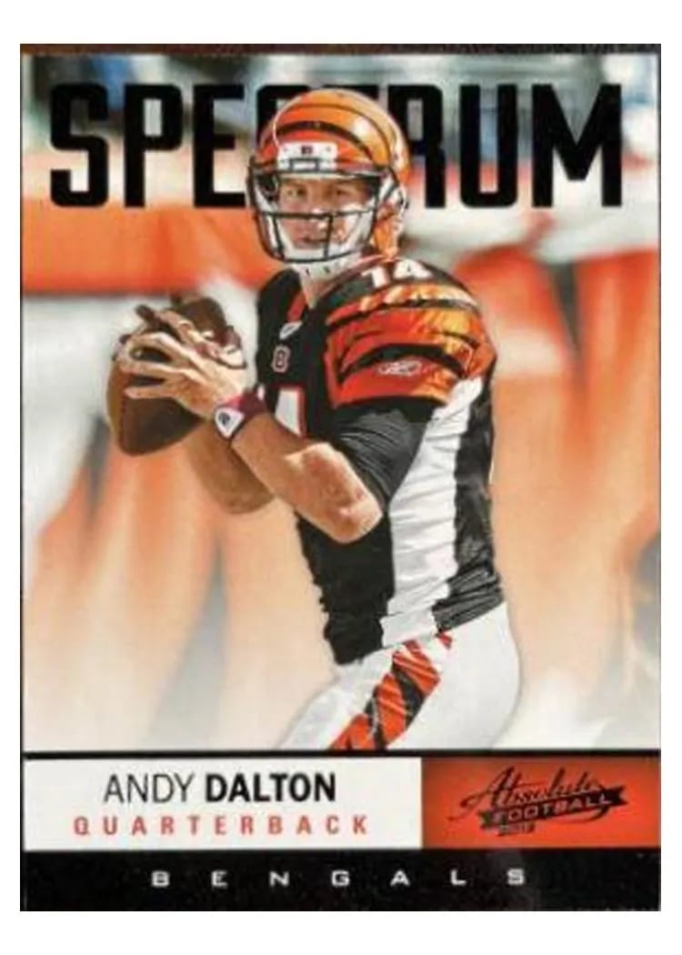 2012 Panini Absolute Andy Dalton #8 card