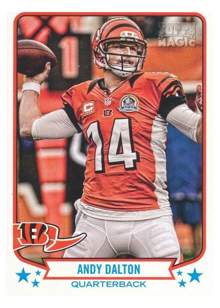 2013 Topps Magic Andy Dalton #4 card