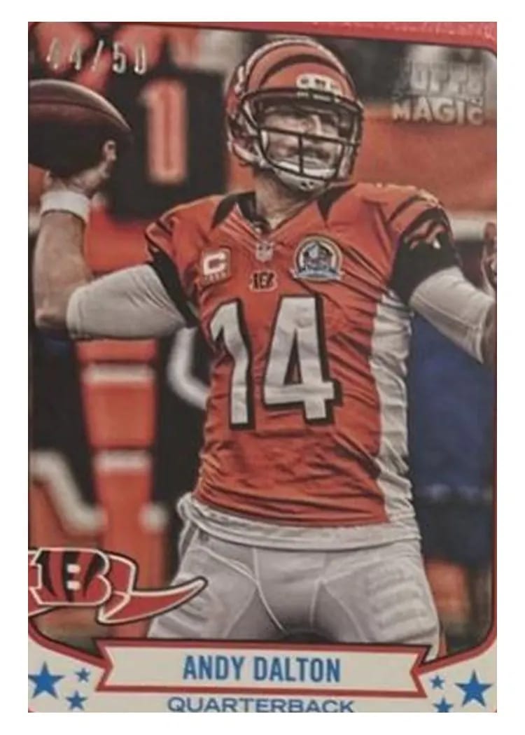 2013 Topps Magic Andy Dalton #4 card