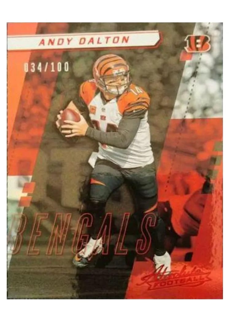 2017 Panini Absolute Andy Dalton #68 card
