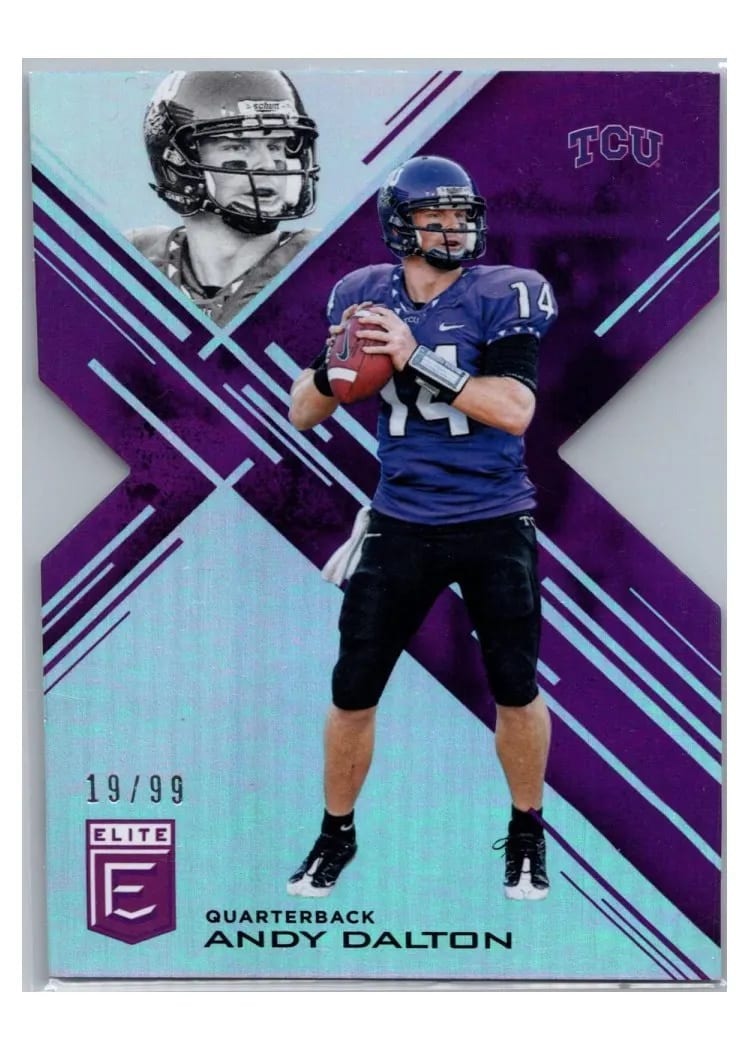 2017 Panini Elite Draft Picks Andy Dalton #8 card