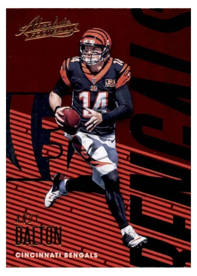 2018 Panini Absolute Andy Dalton #19 card