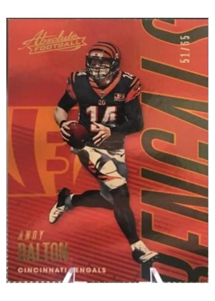 2018 Panini Absolute Andy Dalton #19 card