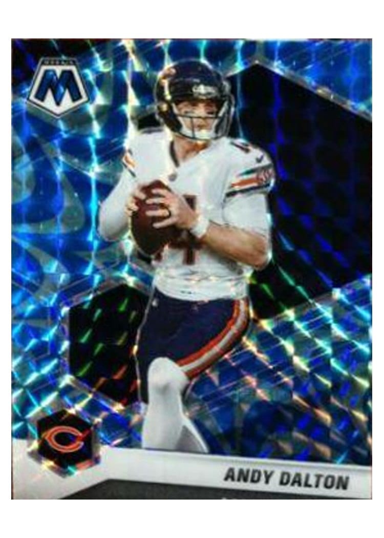 2021 Panini Mosaic Base Set Andy Dalton Reactive Blue Mosaic #44 card