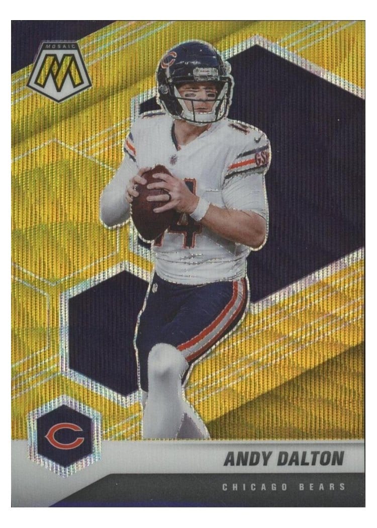 2021 Panini Mosaic Base Set Andy Dalton #44 card