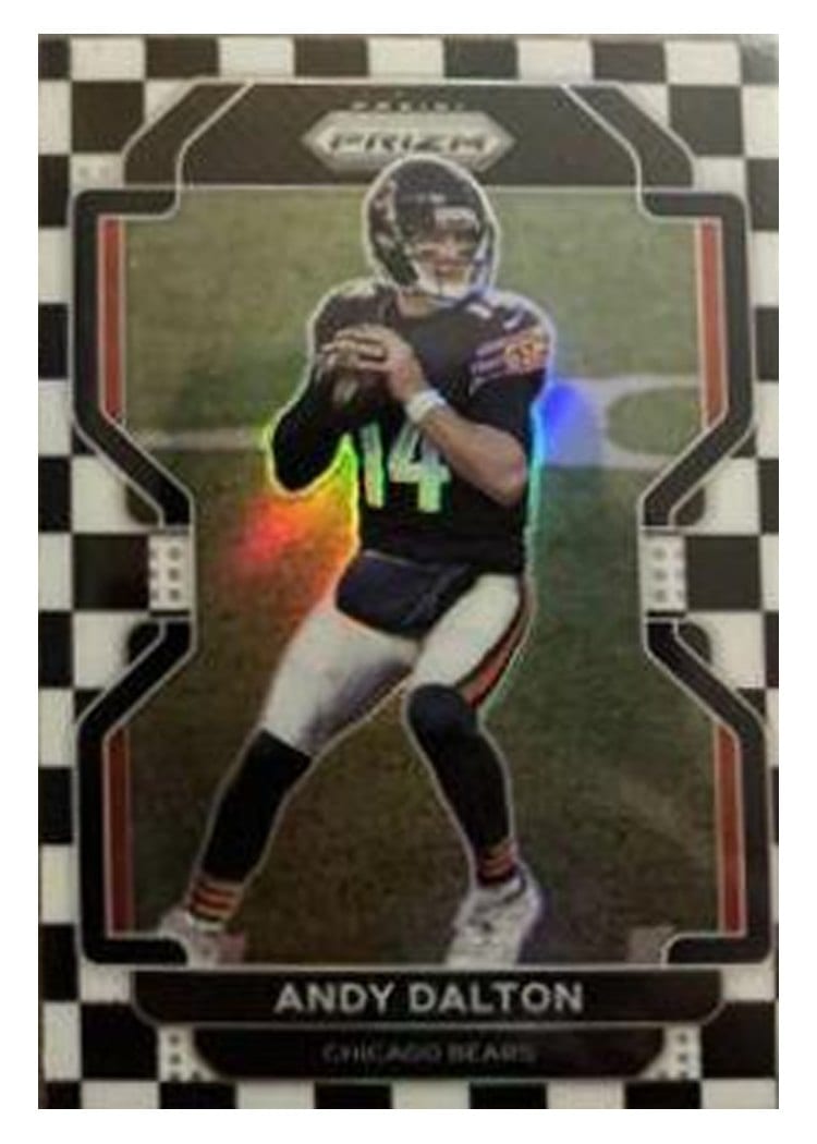 2021 Panini Prizm Base Set Andy Dalton #161 card