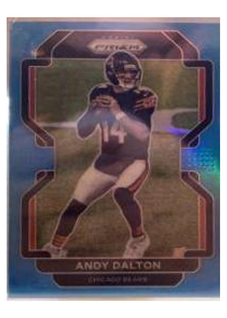 2021 Panini Prizm Base Set Andy Dalton Light Blue Prizm #161 card