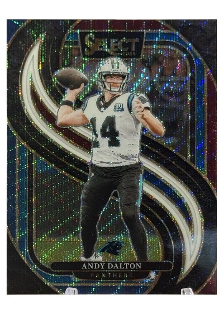 2024 Panini Select Base Set Andy Dalton Tri-Color Prizm #106 card