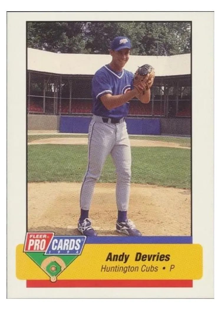 1994 Fleer ProCards Andy Devries #3544 card