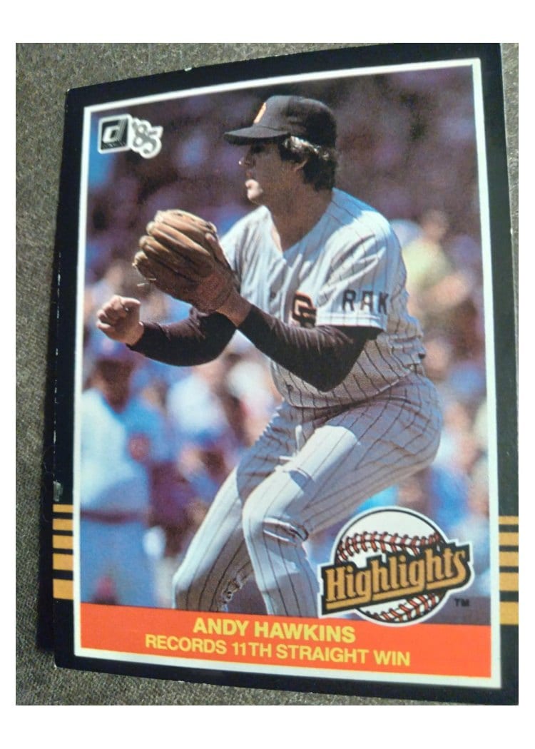 1948 Bowman Andy hawkins #15 card