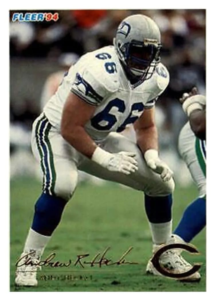 1994 Fleer Andy Heck #62 card