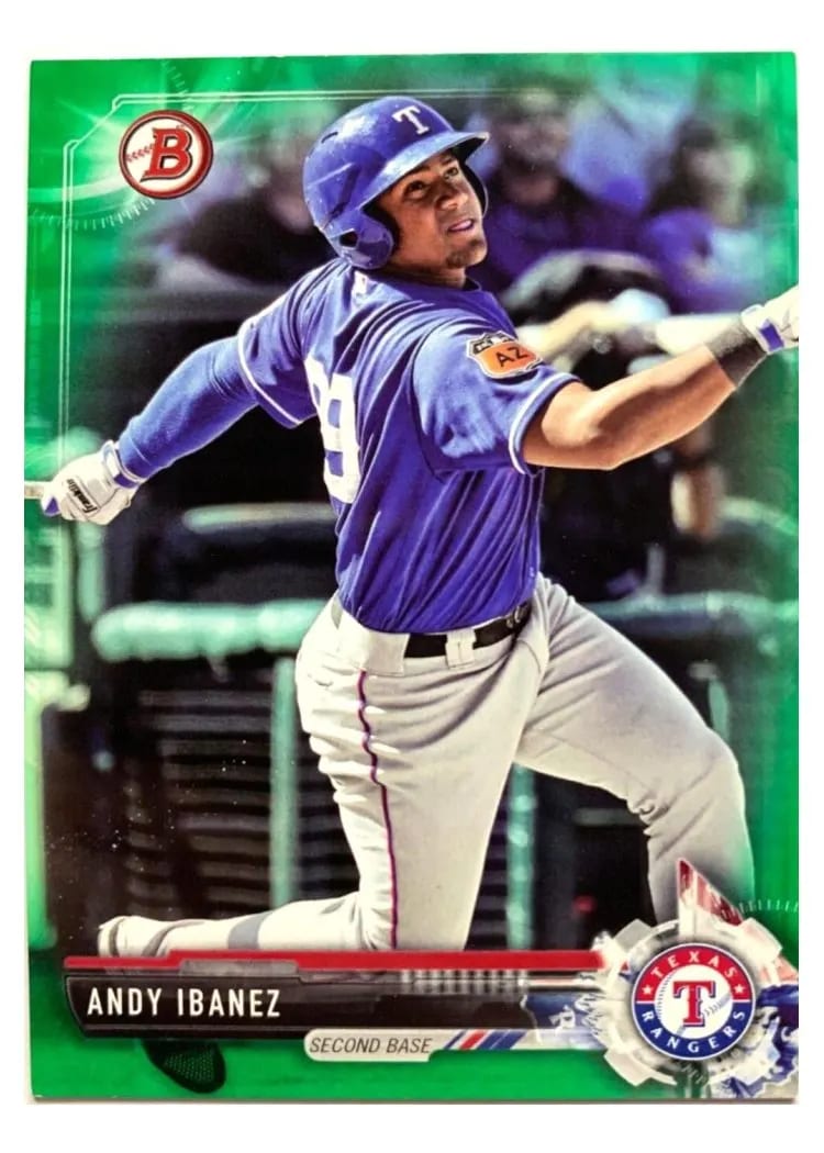 2017 Bowman Draft Base Set Andy Ibanez #BD-108 card