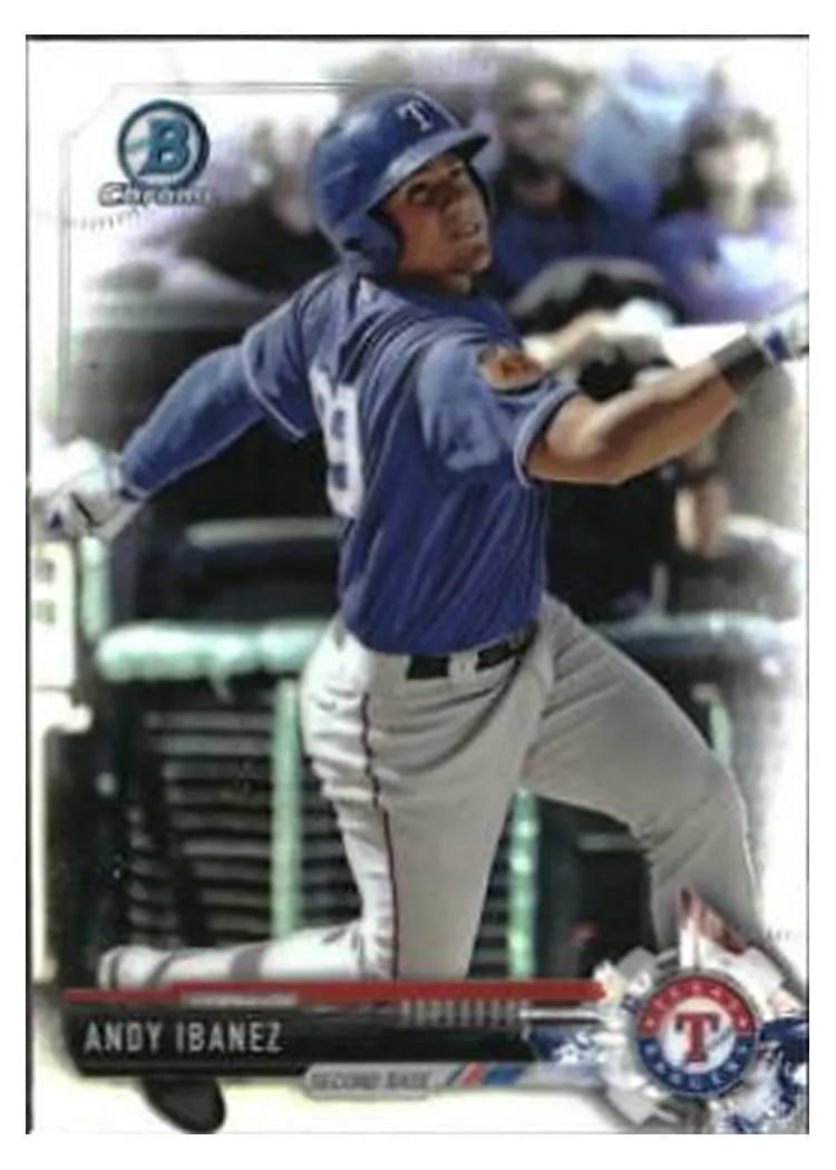 2017 Bowman Draft Chrome Andy Ibanez #BDC108 card