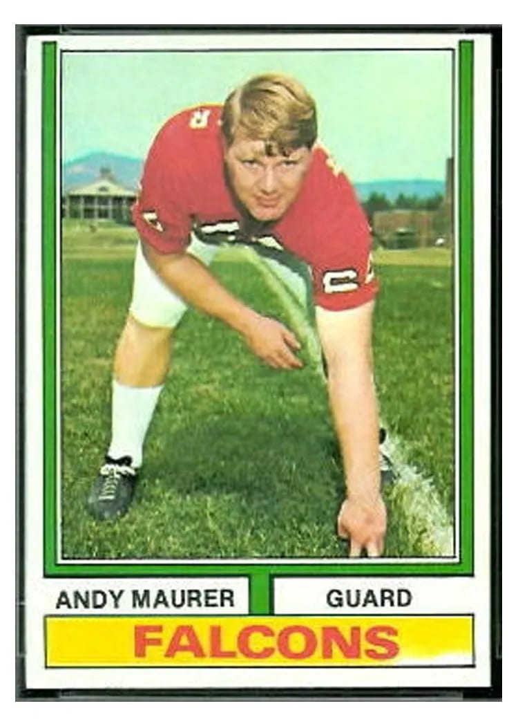 1974 Topps Andy Maurer #212 card