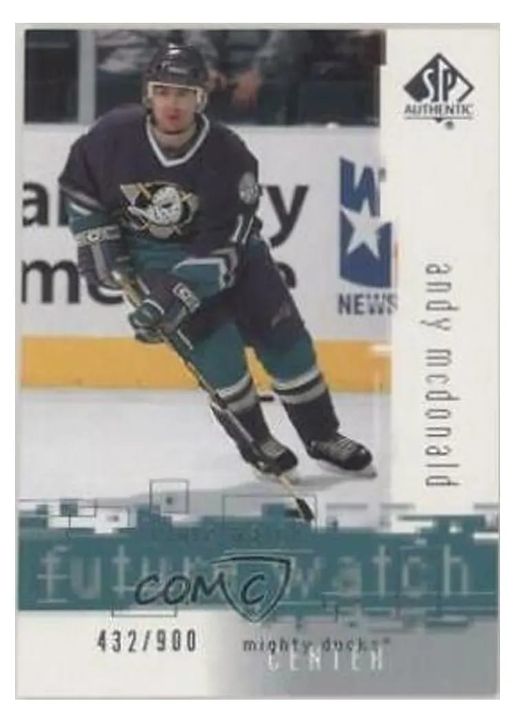 2000 SP Authentic Andy McDonald #92 card