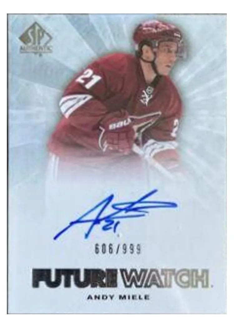 2011 SP Authentic Andy Miele #222 card