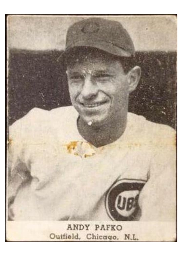 1947 Tip Top Bread Andy Pafko card