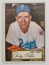 1952 Topps Andy Pafko Black Back #1 card