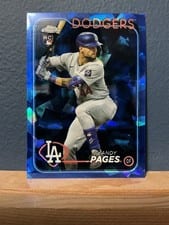 2024 Topps Chrome Update Sapphire Edition Base Set Andy Pages #USCS221 card