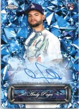 2024 Topps Chrome Update Sapphire Edition Selections Autographs Andy Pages #USSA-ANP card