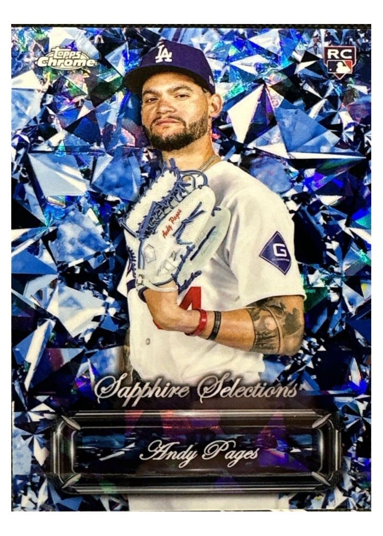 2024 Topps Chrome Update Sapphire Edition Selections Andy Pages #SS-14 card