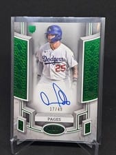 2024 Topps Tier One Break Out Autographs Andy Pages #BOA-AP card