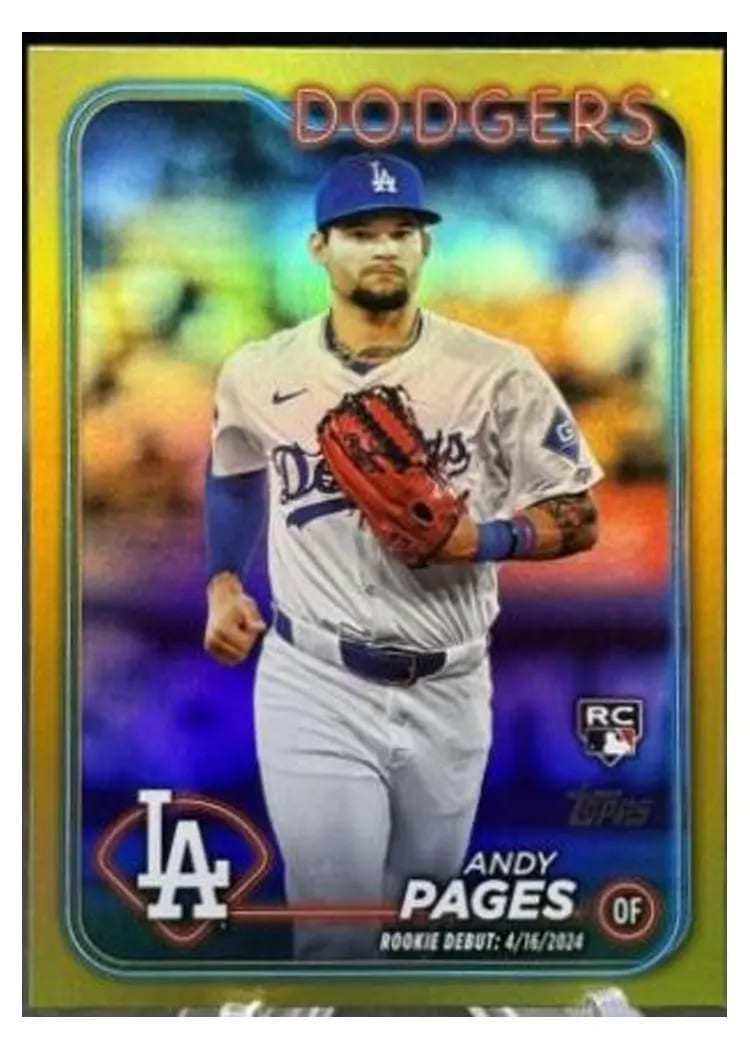 2024 Topps Update Base Set Andy Pages #US108 card
