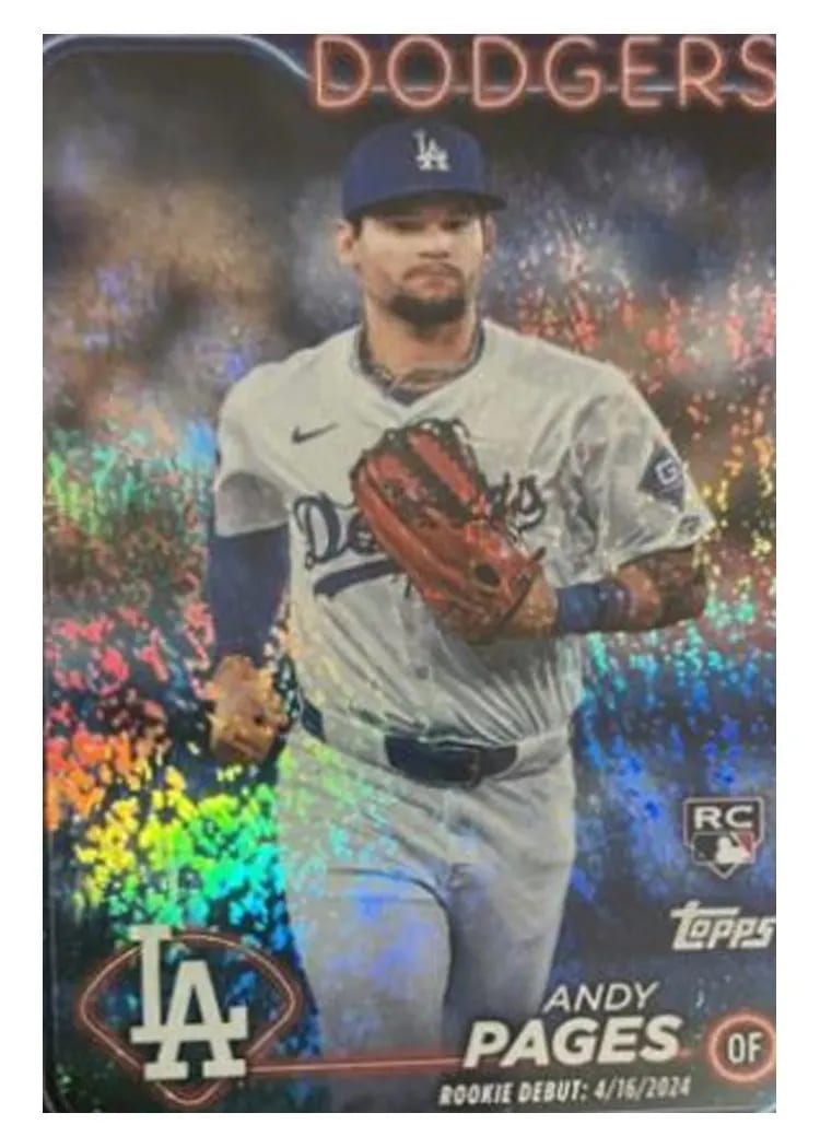 2024 Topps Update Base Set Andy Pages #US108 card