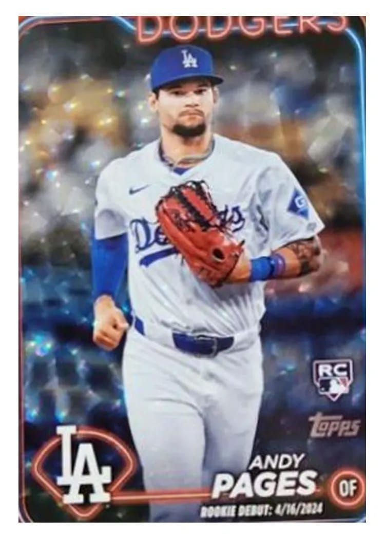2024 Topps Update Base Set Andy Pages #US108 card