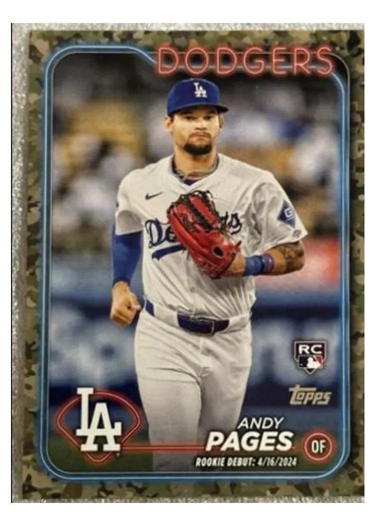 2024 Topps Update Base Set Andy Pages #US108 card