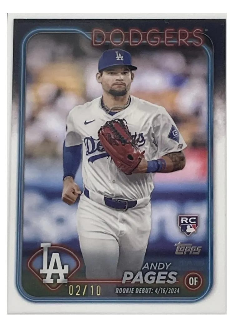 2024 Topps Update Base Set Andy Pages #US108 card