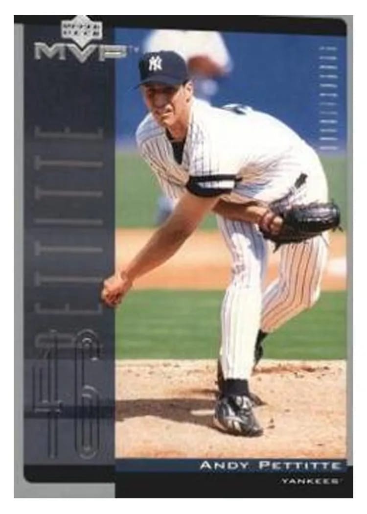 2001 Upper Deck MVP Andy Pettitte #152 card