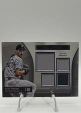 2024 Topps Museum Collection Single Player Primary Pieces Quad Relics Andy Pettitte #SPPQ-APE card