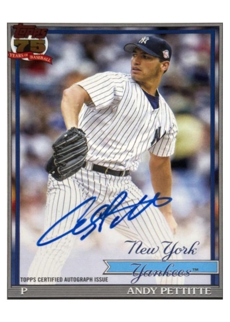 2026 Topps 1991 Topps Autographs Andy Pettitte #91A-PET card