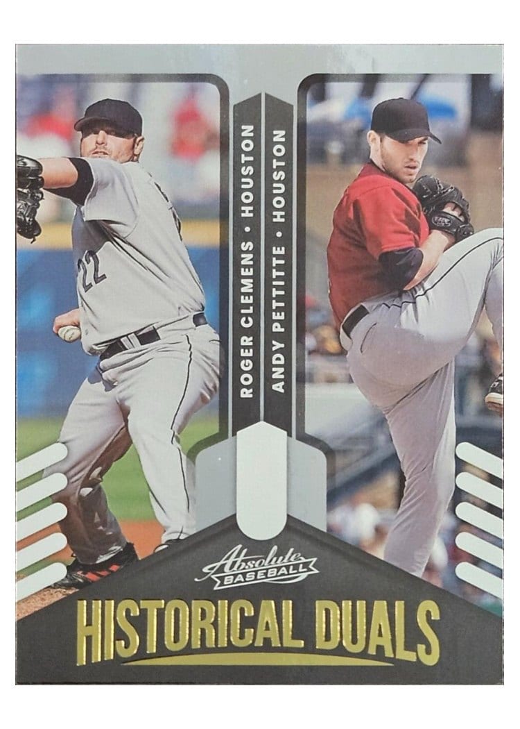 2022 Panini Absolute Historic Duals Andy Pettitte / Roger Clemens #HD-RA card