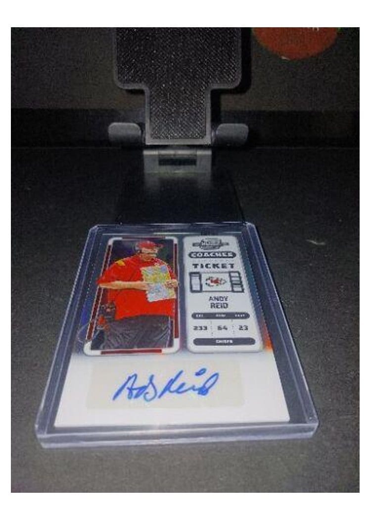 2022 Panini Contenders Optic Coaches Ticket Autographs Andy Reid #CTA-AR card