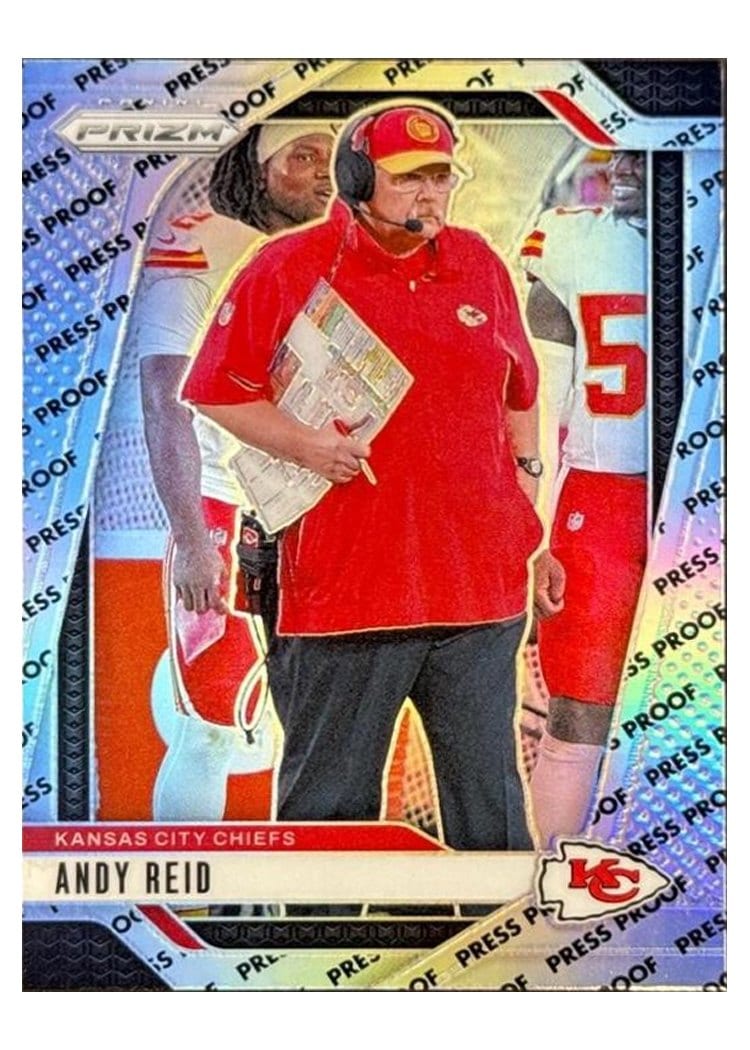 2024 Panini Prizm Base Set Andy Reid #145 card
