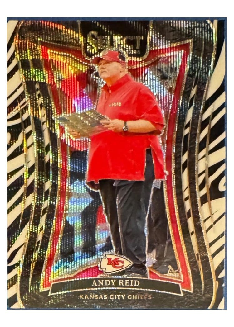 2024 Panini Select Base Set Andy Reid #398 card